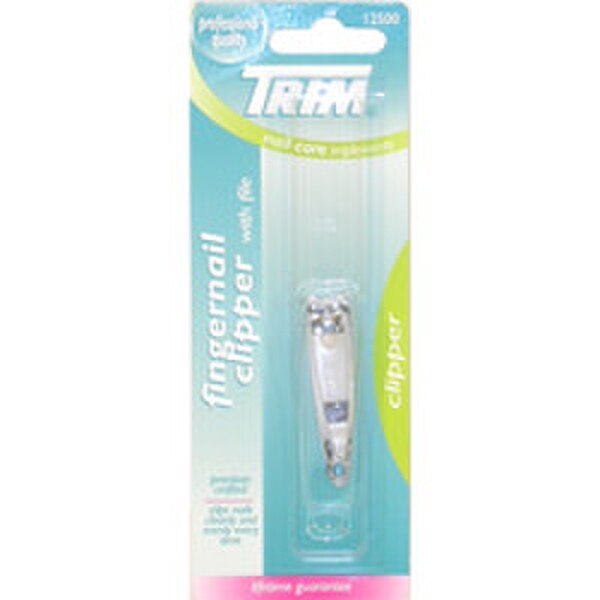 Silver Nail Clipper With White Nail File